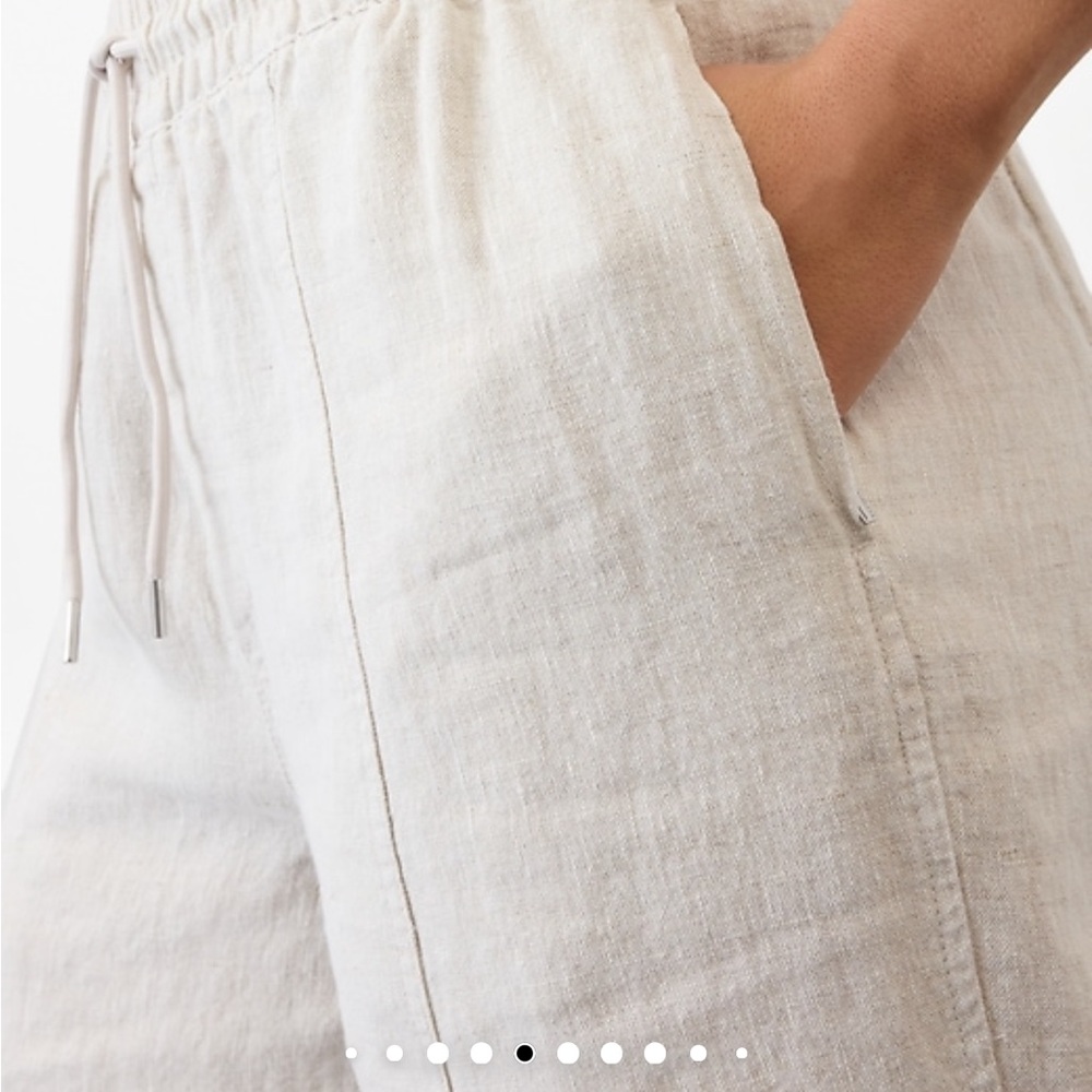 Athleta Cream/light Khaki Ankle Cropped Pants - Picture 7 of 7